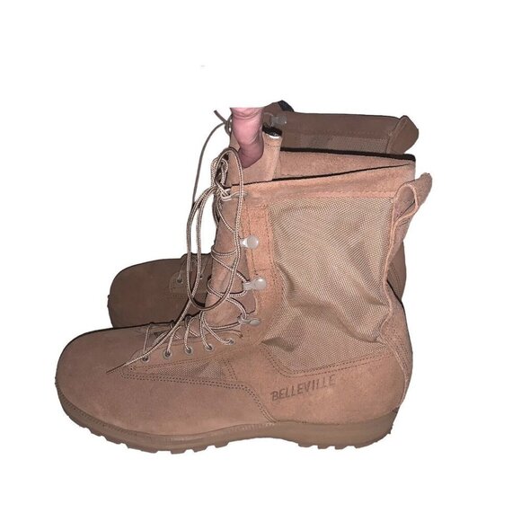 Belleville Military Infantry Brown Lace Up Goretex Combat Boots Size 13.5 R - Picture 1 of 9
